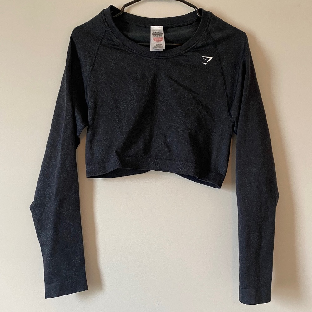 Gymshark Seamless Crop Long Sleeved Top